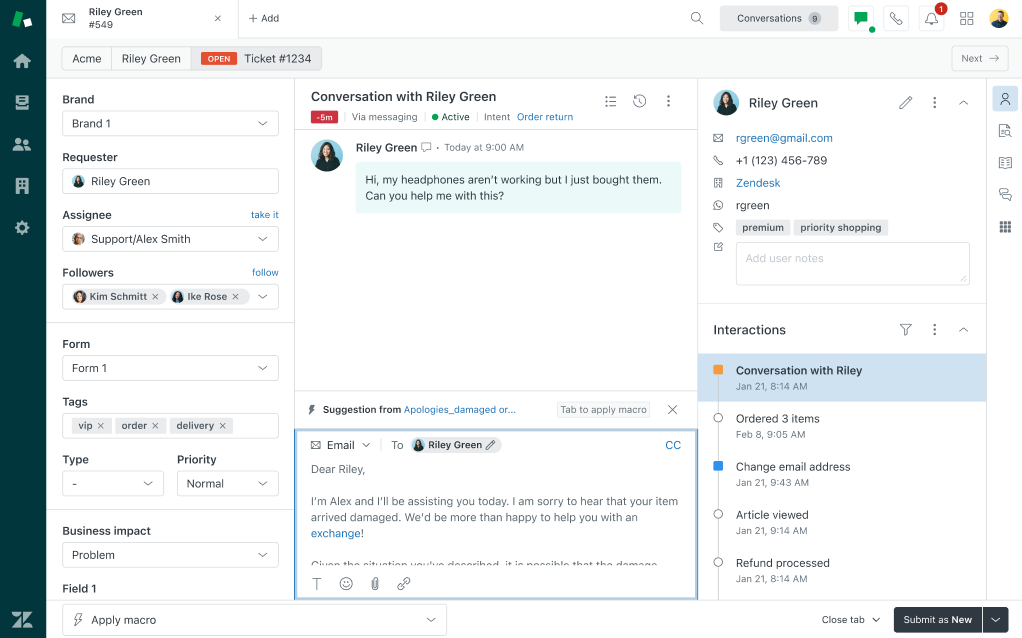 ai 에이전트 사례 - zendesk