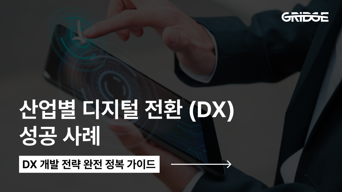 산업별 디지털 전환 (DX) 성공 사례